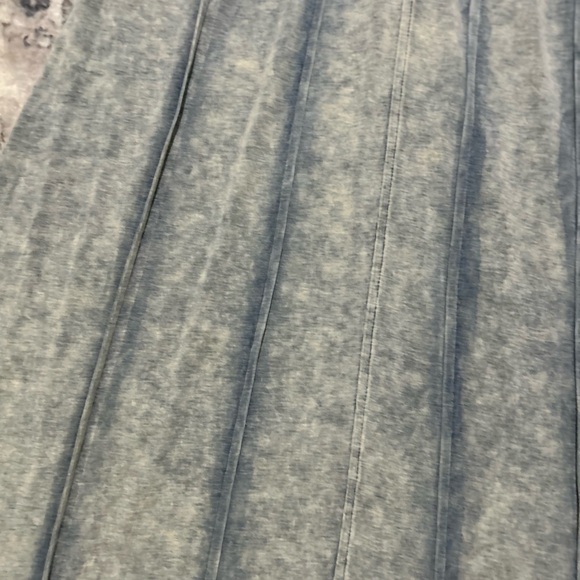 Crew Basics Vintage-Inspired Light Blue “Denim Look” Maxi Skirt - Picture 11 of 15